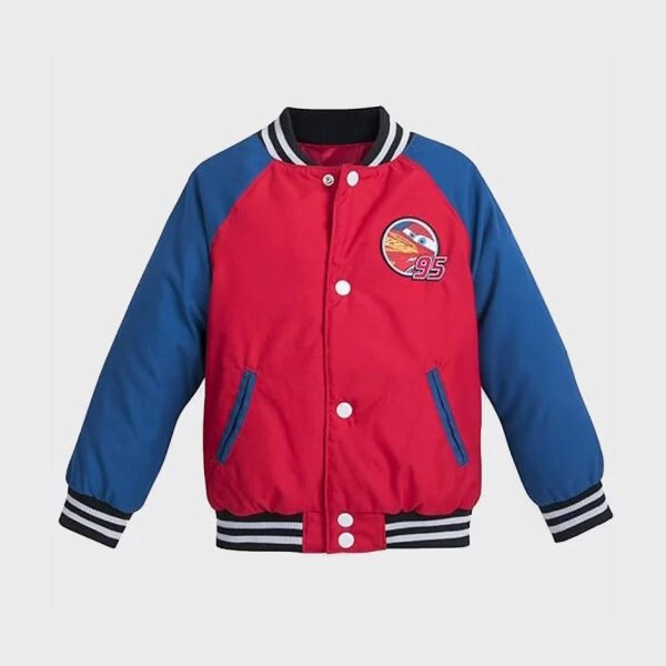 Lightning McQueen Varsity Jacket 1 Lightning McQueen Varsity Jacket